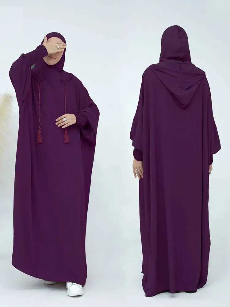 Ramadan Eid Dubai Linen Khimar Abaya Damen Muslim Modal Hijab Dress Kaftan Abayas For Women Ka Robe Femme Musulmane X250514