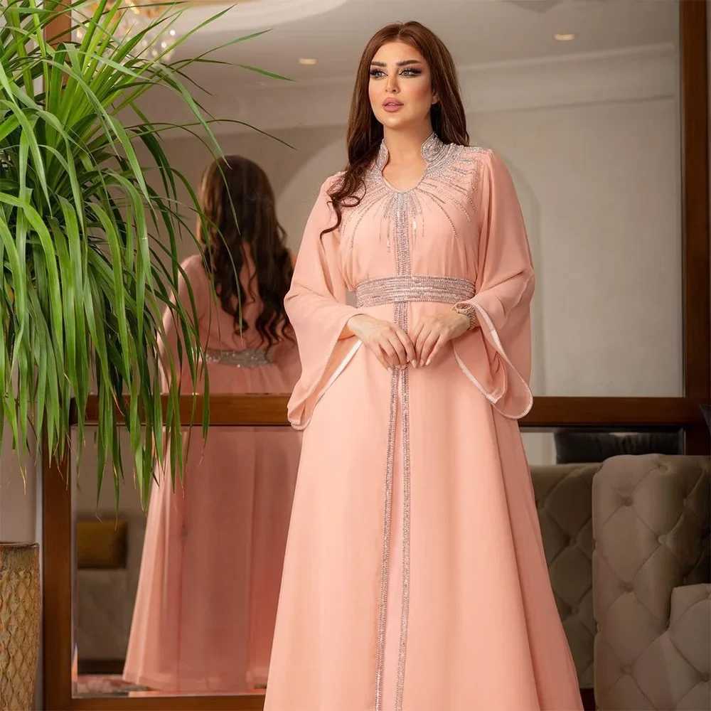New Women Kimono Slve Diamonds Maxi Dress Eid Mubarak Djellaba Kaftan Muslim Abaya Ramadan Islamic Jalabiya Party Gown Caftan X250514