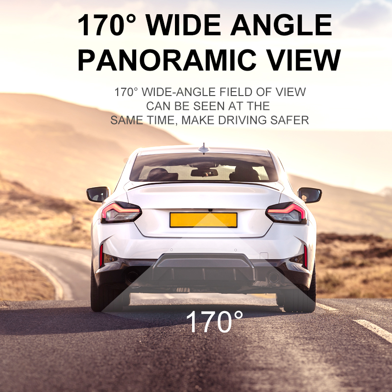 car Rear View Camera 140 Degrees Fisheye Wide Angle backup Camera AHD 720P reverse camera for cars SUVs RVs trailers campers vans pickups