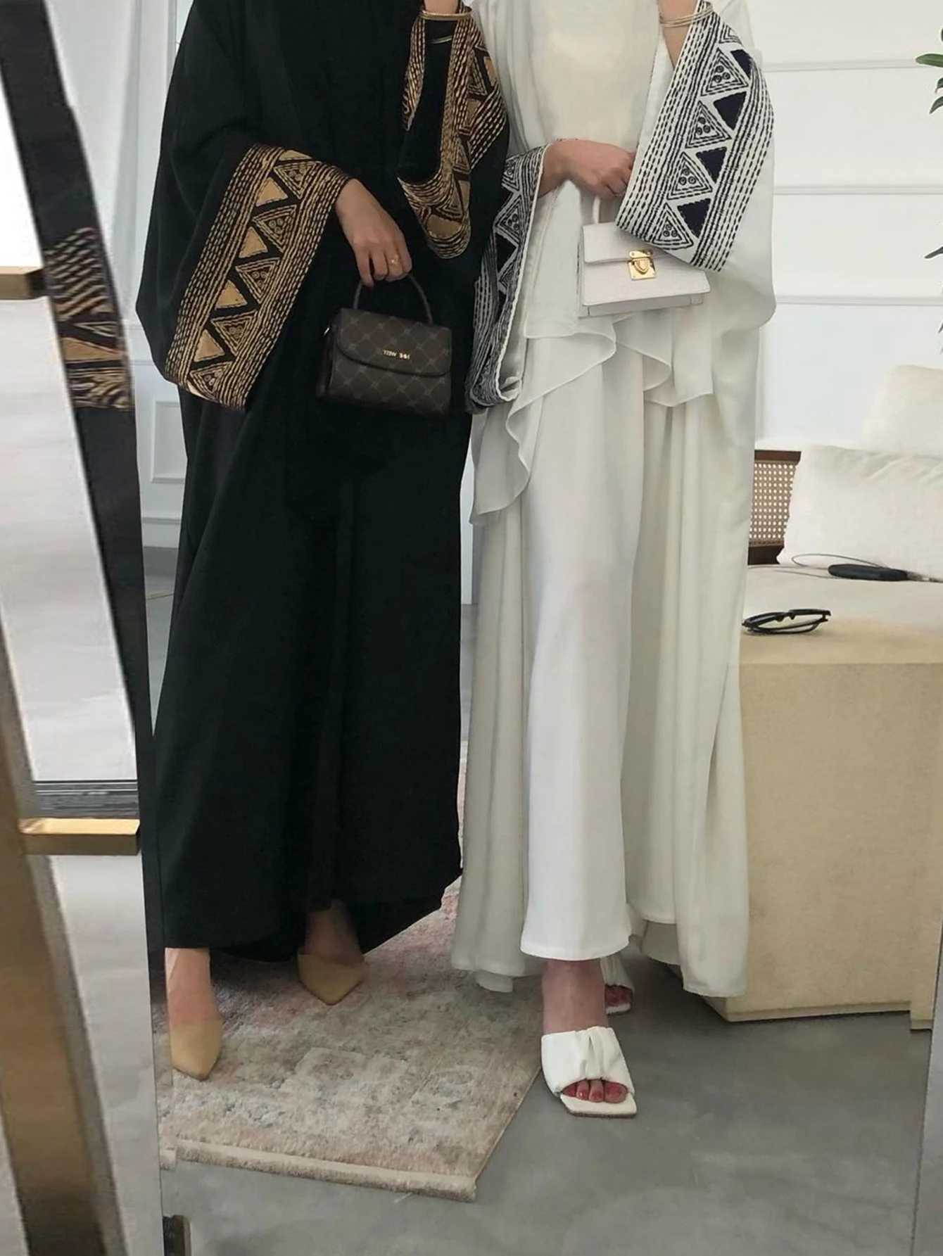 Eid Muslim Ramadan Abaya for Women Embroidery Cardigan Party Dress Dubai Long Robe Morocco Abayas Kaftan Gorgeous Clothes X250514