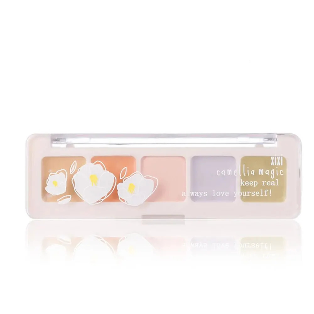 XIXI 5 Colors Corrector Palette Color Correcting Concealer Palett Face Contouring Highlighter Conceals Dark Circles Blemishes 250512