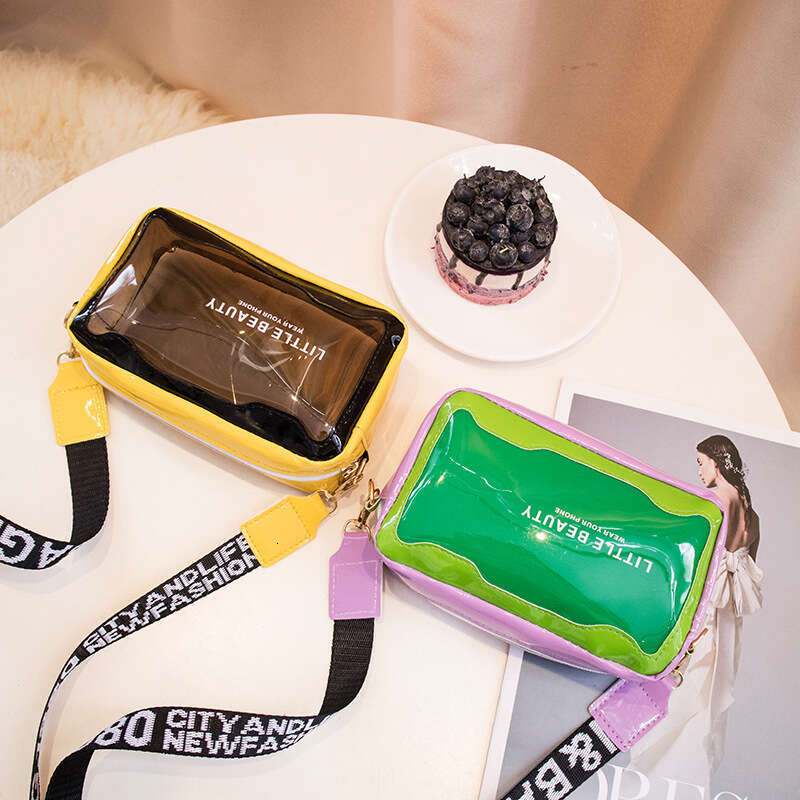 Transparent Makeup 2022 New Bags Women's Small Trendy Printed Camera Bag