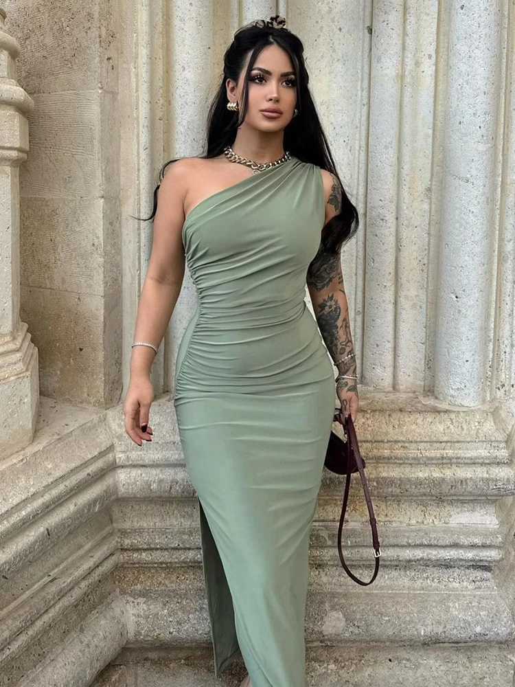 Summer Black New Dress Women Fashion Sexy Split Sleeveless Backless Slim Maxi Dress Female Casual Club Elegant Lady Party DressXJ250514