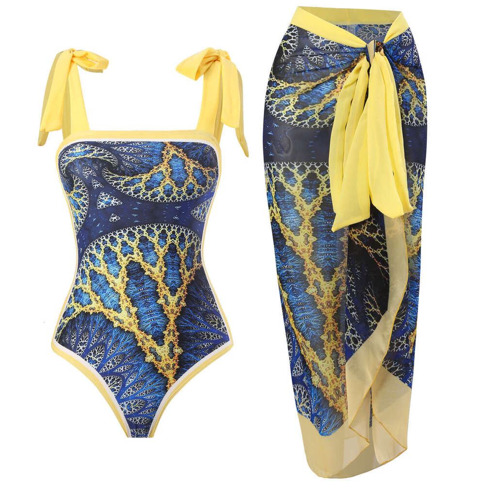 Swimsuit for women European and American one-piece retro swimsuit selling hot item a h k set 2025 temperament versatile new trend clothing ins