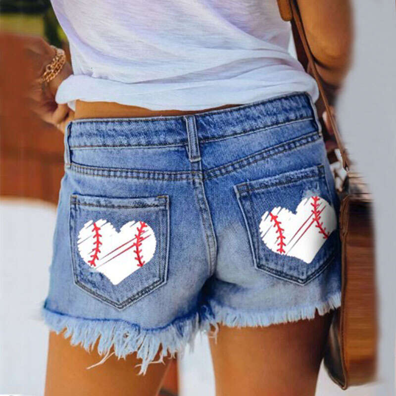 Leggings Devise 2025 Summer Trendy Broken Tassel Denim Straight Breasted Shorts Womens Hot Pants New Arrival Hot Style Printing Solid Color Leisure an