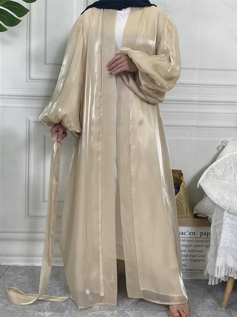 Modest Abaya Ramadan Dubai Robe Femme Musulmane Turkey Kaftan Islamic Clothing Muslim For Women Kimono Caftan Marocain Cardigan X2505141