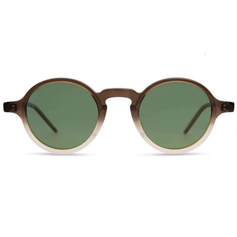 Summer Personality New Trend Acetate Fiber Small Round Frame Neutral UV Sunglasses