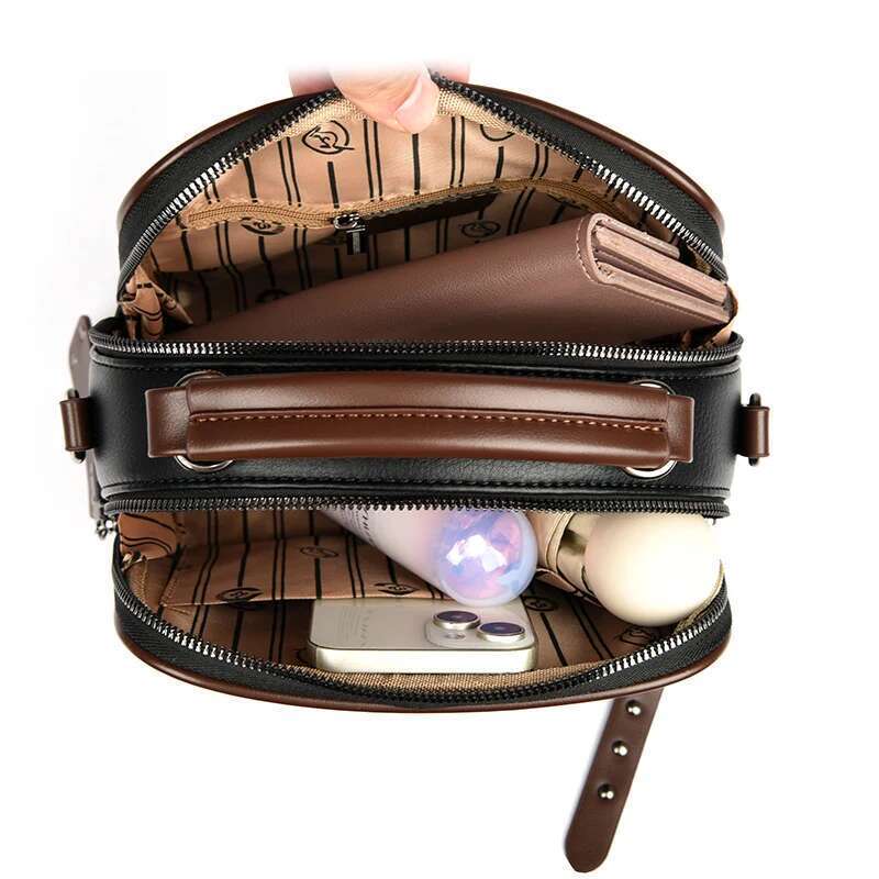Designer Bags Large Black Shoulder Crossbody Bags For Women 2024 Shopper Sac Solid Color Quality PU Leather Handbag Lady