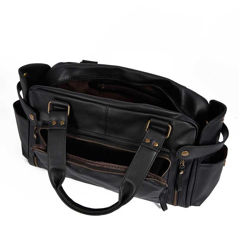 M Travel Bag Duffle Handbag Shoder Bag PU Leather Big Messenger Bags High Quality Mens Lage Storage Crossbody Bag Z250514