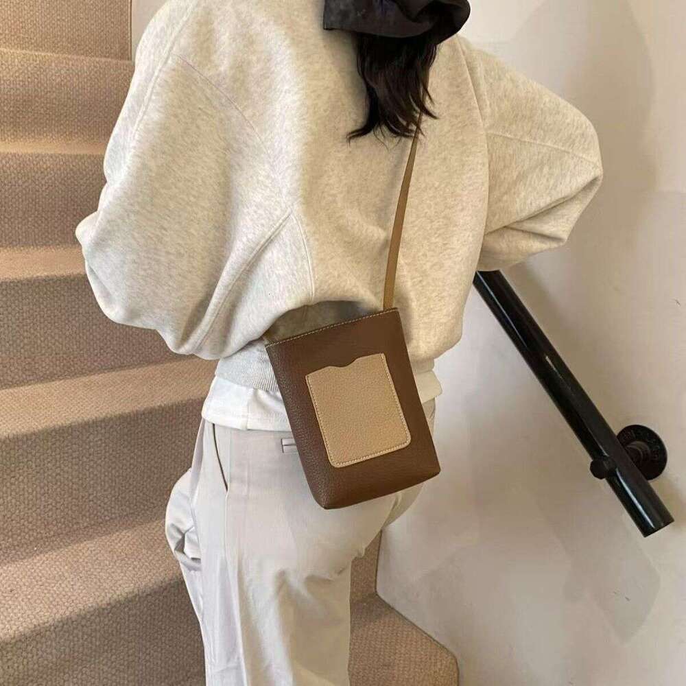 2025 Mini New Style Small and VersatileTexture Single Shoulder Litchi Phone Fashion Crossbody Bag