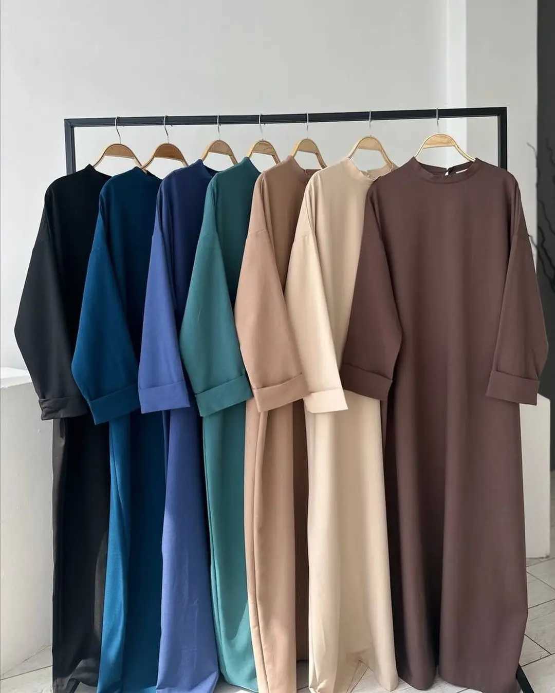 Eid Muslim Dress Women Abaya Autumn Dubai Abayas Jalabiya Morocco Modest Dresses Kaftan Islam Vestidos Saudi Arab Long Robe X250514