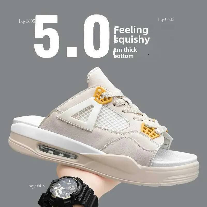 Top quality Brand High Quality New Style Free Delivery Designer Fiable Large Size Mens Summer Thick Bott Beach Sandals 4 Casual Slip- EVA Outsole Slip