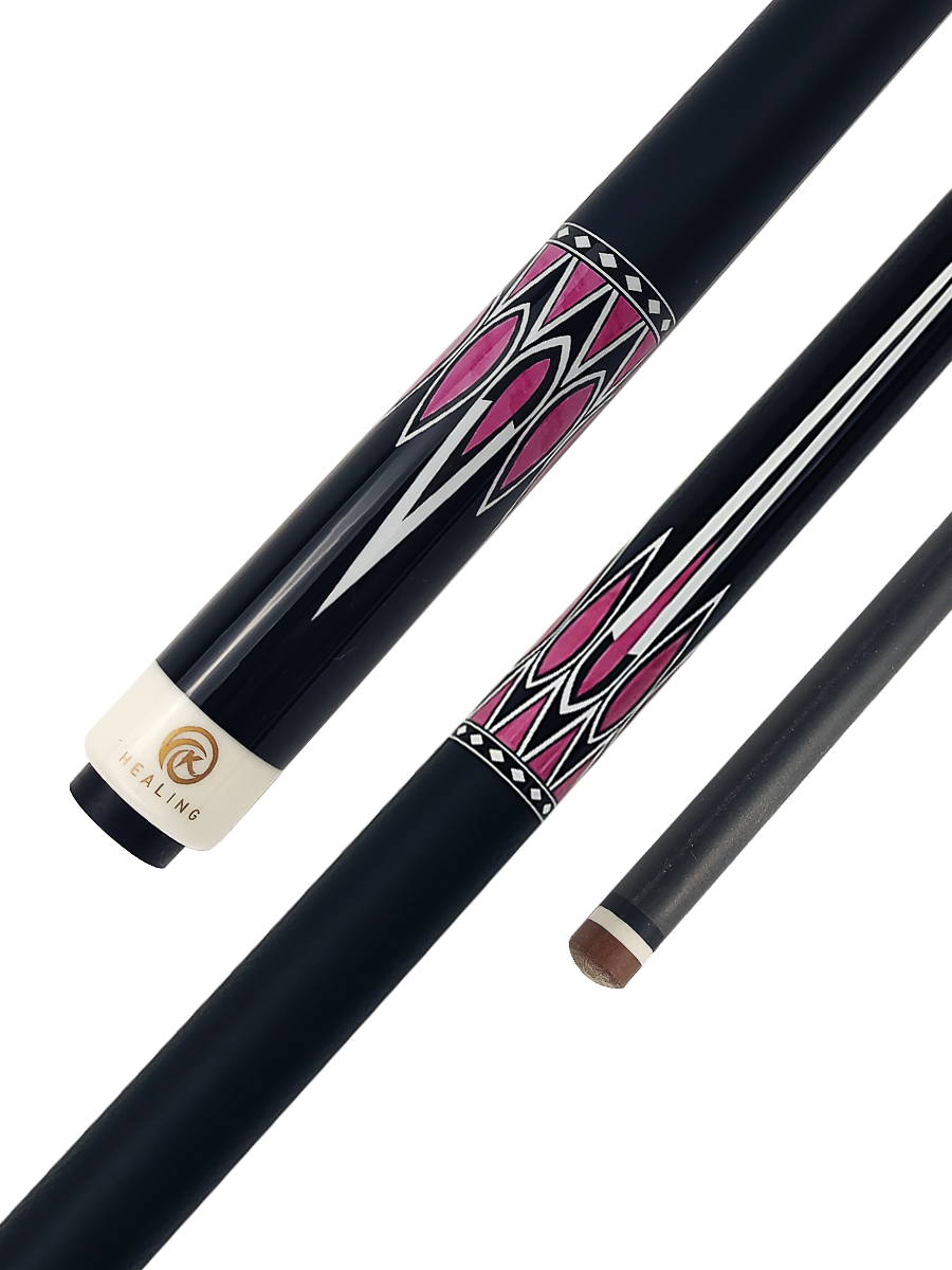 Black Carbon Fiber Shaft for Snooker Cue - Diameter: 12.9mm with Hard Tip