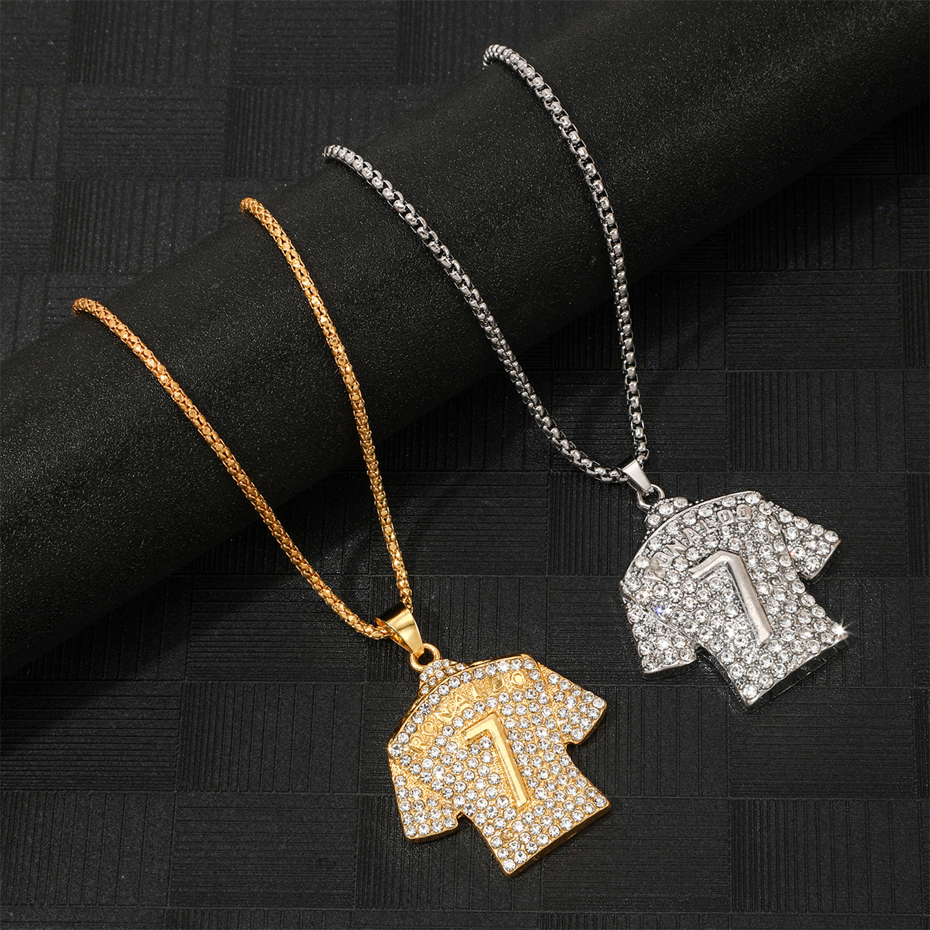Number 7 Football Jersey Charm Cristiano Ronaldo Necklace