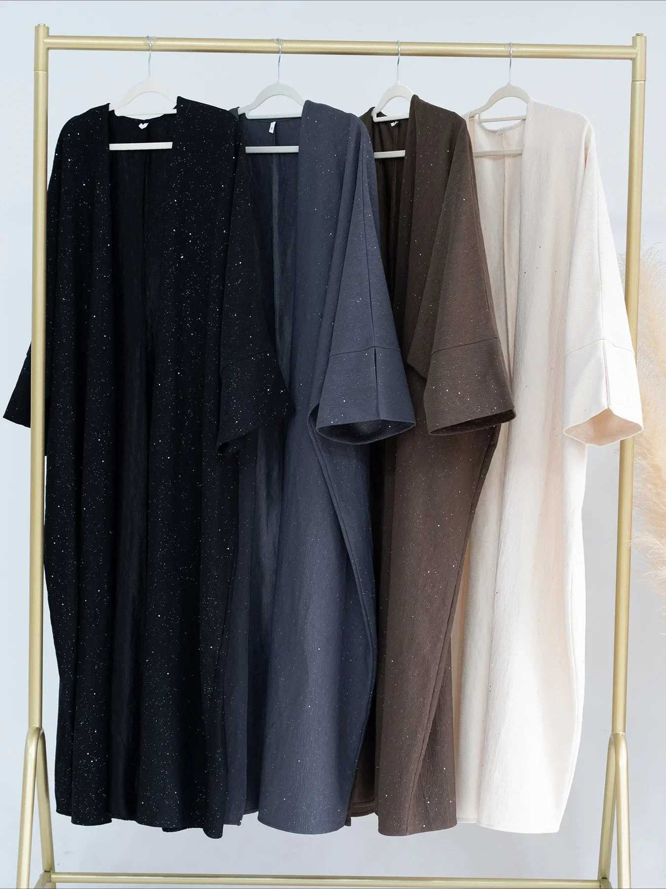 Muslim Open Abaya for Women Modest Dresses Ramadan Eid Arab Cardigan Robe Morocco Dubai Abayas Kaftan Islam Vestidos Jalabiya X250514