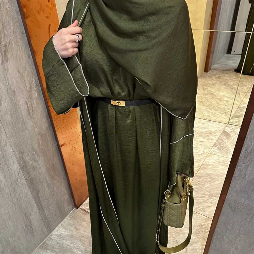 Ramadan Open Abaya Dubai Turkey Kaftan Women Muslim Maxi Dress Kimono Cardigan Eid Islamic Clothing Arabic Robe Modest Jalabiya X250514