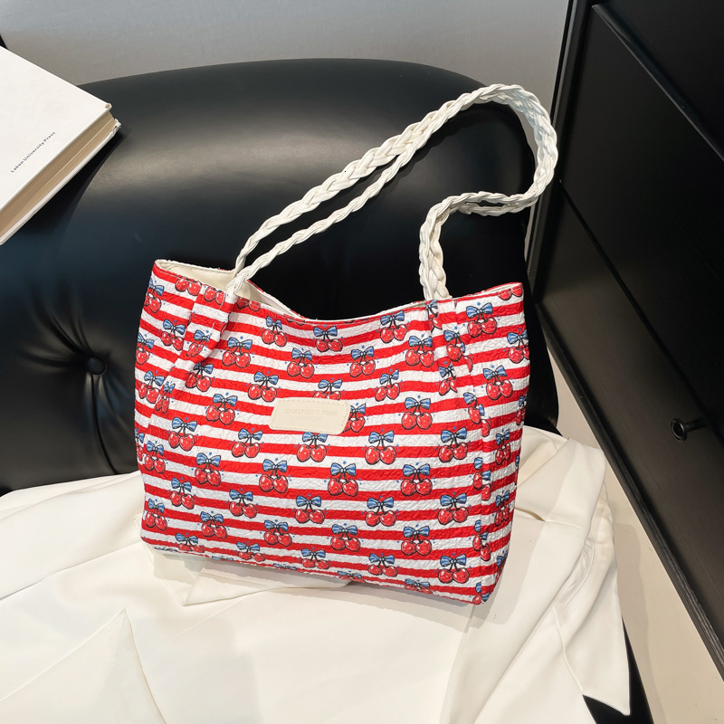 Korean Version Of Highend Temperament For Women's New Free Delivery Designer Bag 2025 New Trendy Fashion Bag Large Luxury Bag Capacity Canvas Tot
