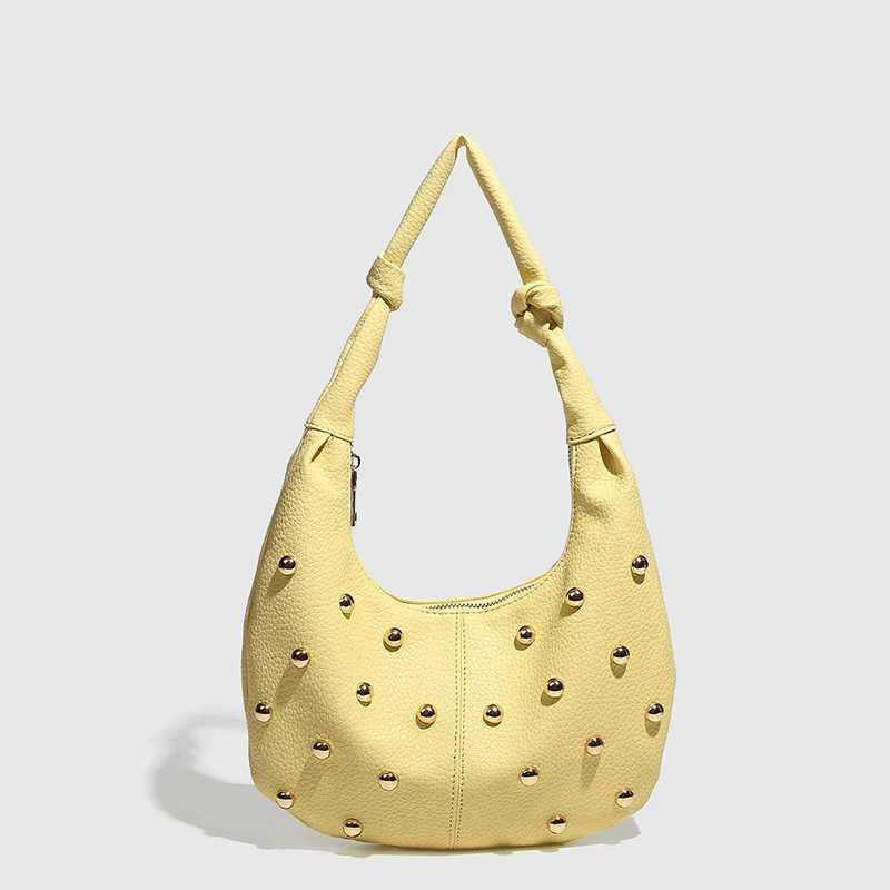 Persali Fi Shoder Bags Solid Color PU High-end w crescent bag Wen Handbag Luxury Brand Small Tote Bag Z250514