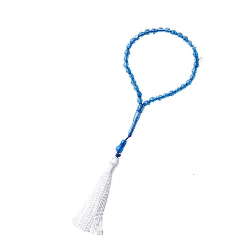 Colorful Muslim Tisbiha prayer beads both men women, crystal bracelets, and tassel bracelets for girls