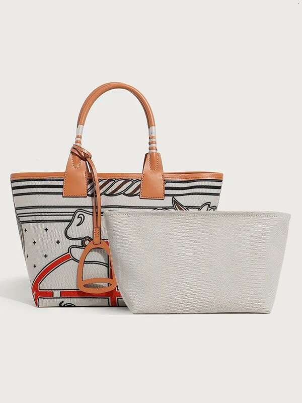 Paris Fashion Leather Tote Bag For Women - Stylish Vintage Crossbody Handbag With Minimalist Designer Letter
