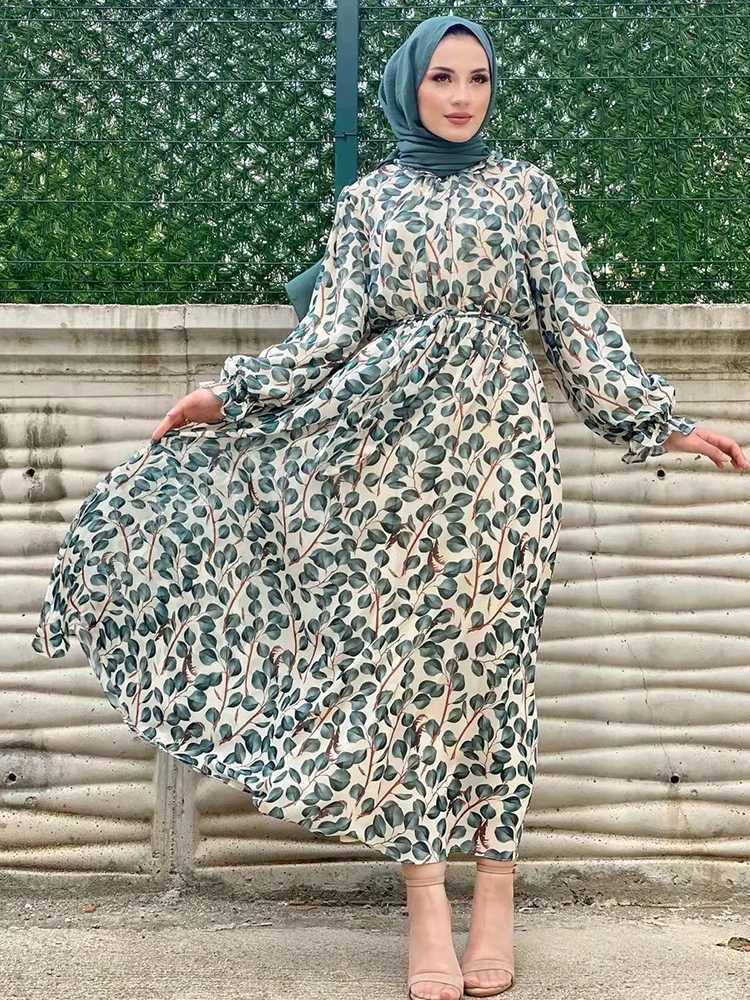 Summer Muslim Woman Dress Chiffon Dubai Abaya Ramadan African Elegant Dresses for Women Abayas Kaftans Turkey Modest X250514