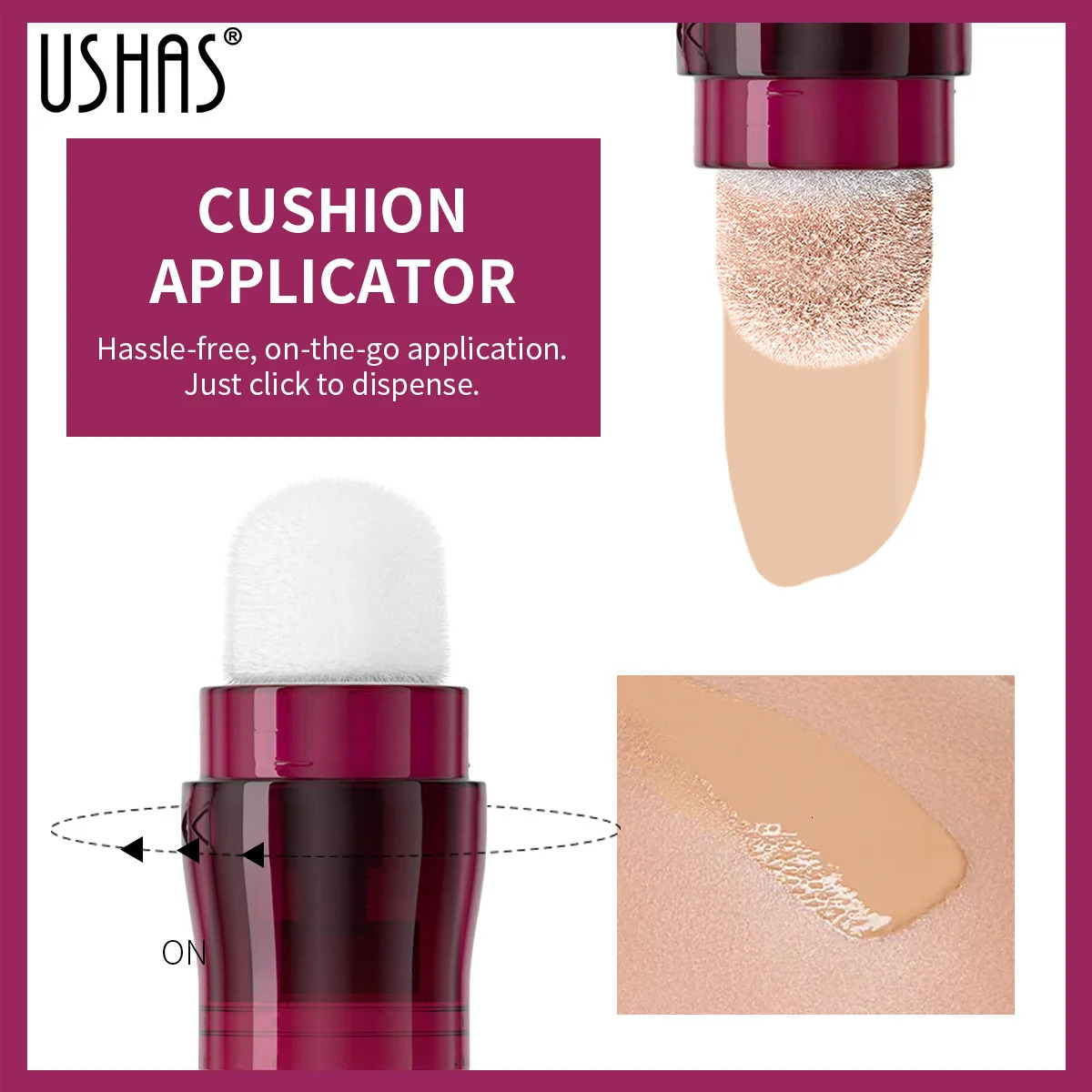 Facial Concealer Sponge Head Matte Liquid Foundation Makeup Oil Control Long Lasting BB Cream Waterproof Brighten Cosmetics 250512
