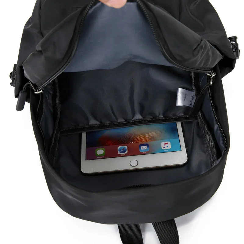 Mini Mens Backpack Fashion Small Black Shoulder School Bag for Man Canvas ner Waterproof Sports Travel Male Backpacks 250514