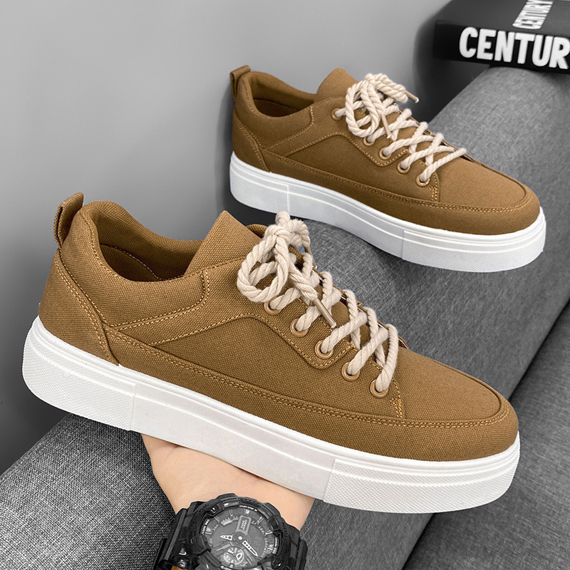 Autumn Low Cut Canvas New Black Simple And Fashionable Casual Shoes Casual Shoes Men S Versatile Sports Board Shoes Ddmysaturn