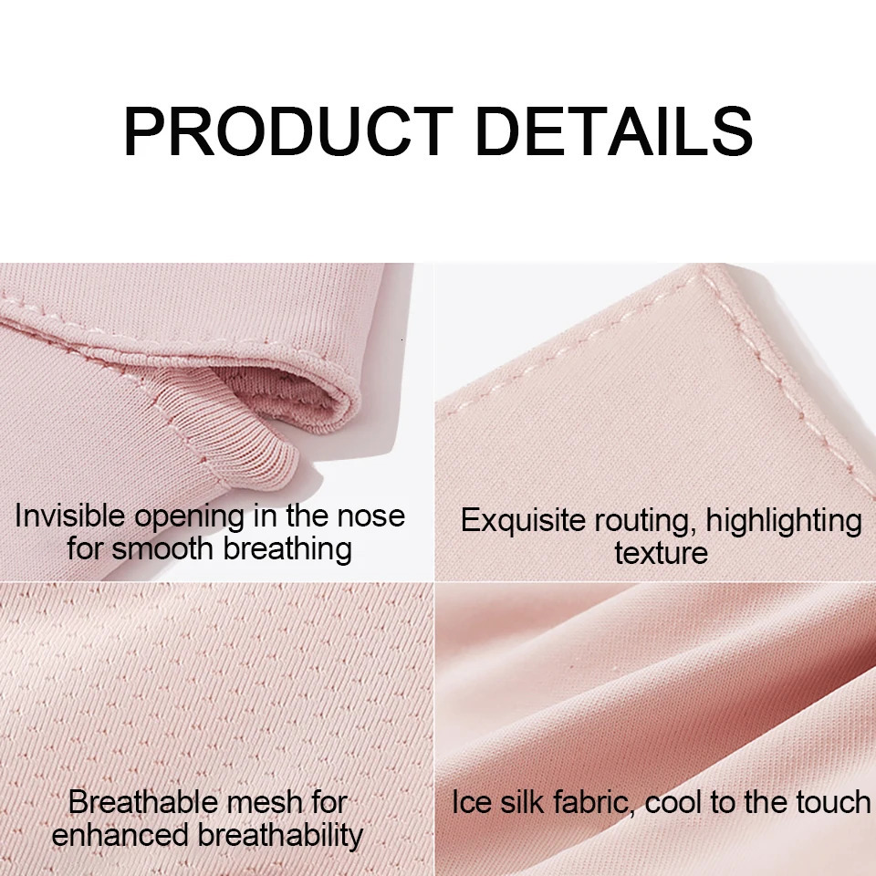 LOOGDEEL UPF50 Sun Protection Ice Silk 3D Face Mask Women Cycling Anti-UV Breathable Bandana Hunting Running Sport Mask Scarf 250514
