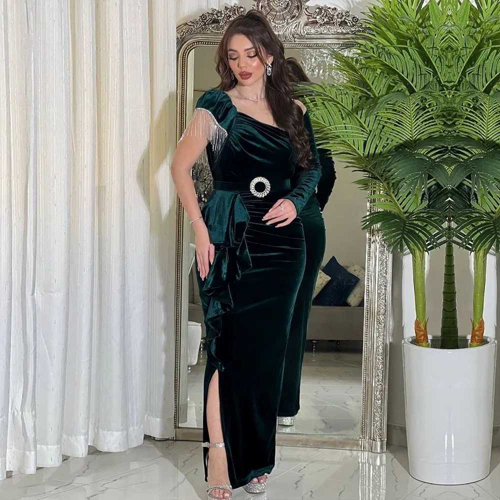 Morocco Velvet Kaftan Eid Ramadan Muslim Tassel Evening Dress Women Dubai Abaya Turkey Caftan Arab Robe Islam Jalabiya Djellaba X250514