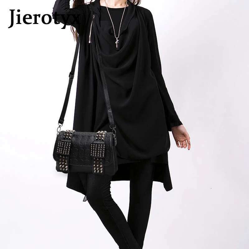 JIETOTYX Women Leather Messenger Single Skull Rivet Shoulder Bags Sac A Main Bolsa Black Vintage Sexy Bag Lady Drop