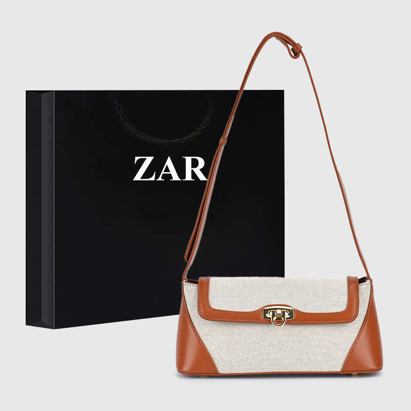 Women's Bags Designer Small Niche Design Color Blocking Stick Underarm For Women New High-End French Light Luxury Single Shoulder Crossbody Bag