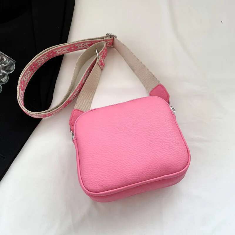 Autumn And Winter New Korean Version Of A Niche Casual Crossbody For Women Pu Leather Small Square Bag Single Shoulder Under