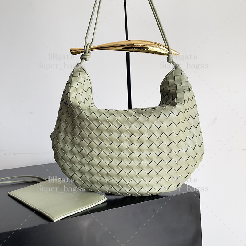 Luxury designer bag 39cm handbag super quality evening bag woven chain belt box bag YB07V