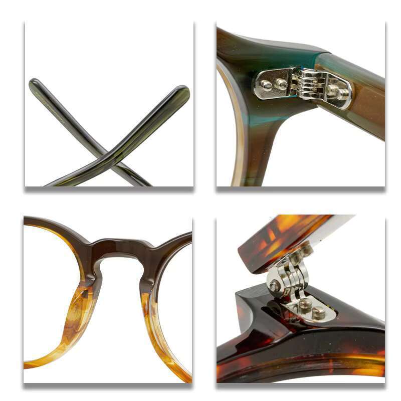 2023 New Round Anti Blue Light Optical Frame Fashion Designer Computer Glasses Men's and Women's Games
