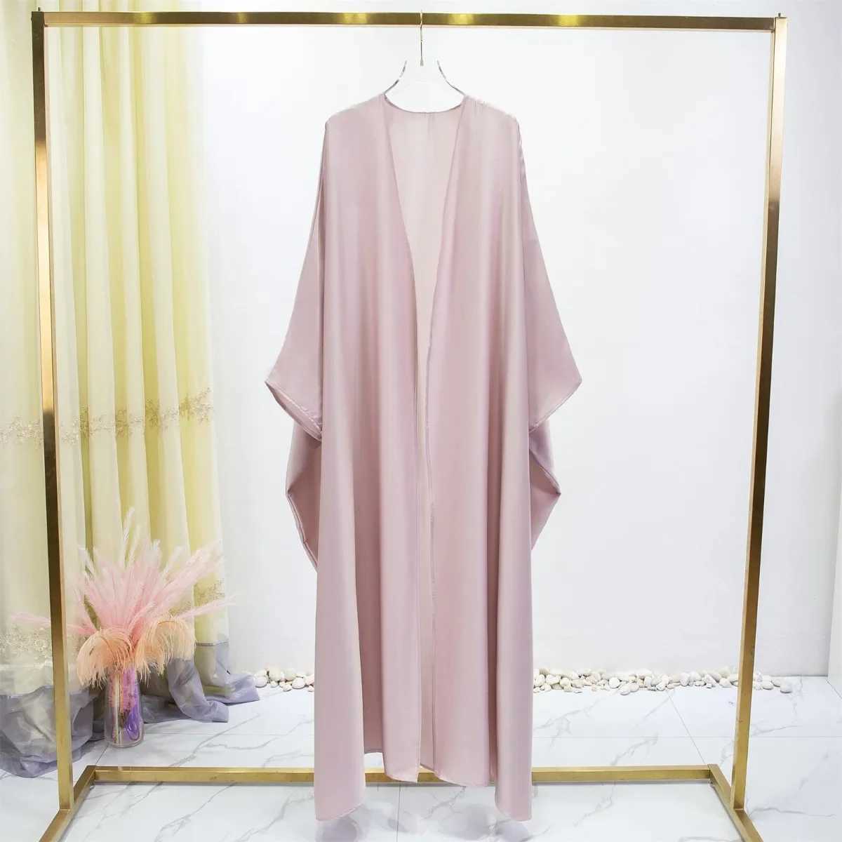Open Front Abaya Muslim Out Kaftan Loose Long Slve Maxi Length Dress Women Jilbabs Cardigan Coat And Slveless Inner Dress X250514