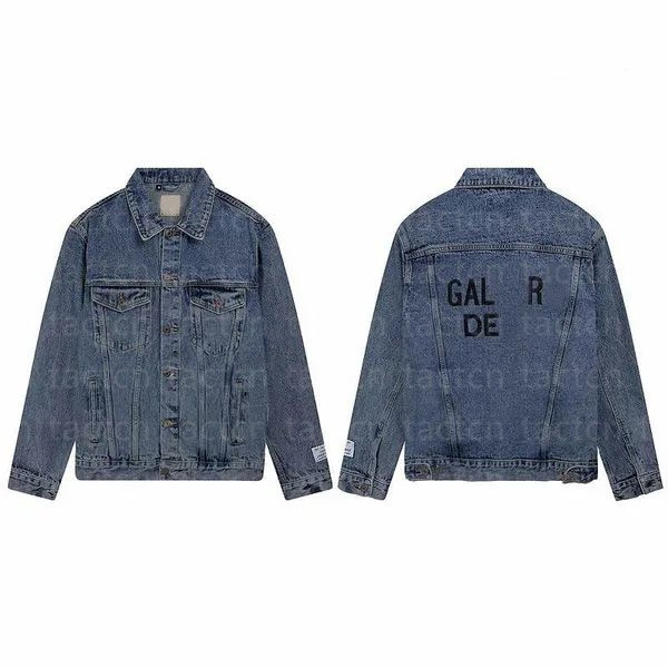 ens Spring Fashion letter Denim designer Denim Jacket Button Up Long Sleeve tops Men Women Jean Jacket Luxury Letter Embroidery coats