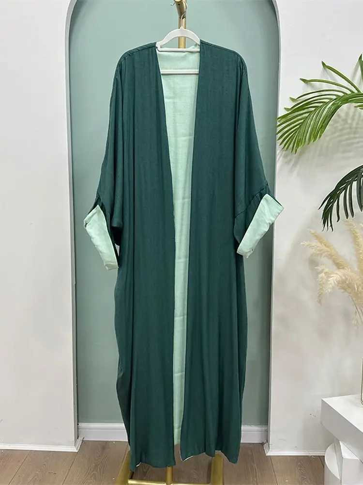 Open Modest Kimono Abaya Dubai Luxury Muslim Cardigan Coat Abayas for Women Islam Ka Caftan Marocain Robe Femme Musulmane X250514