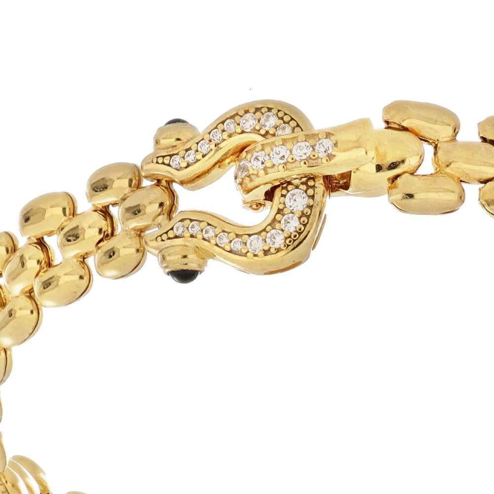 Made in Italy gold bracelet with dazzling button details, suitable for
