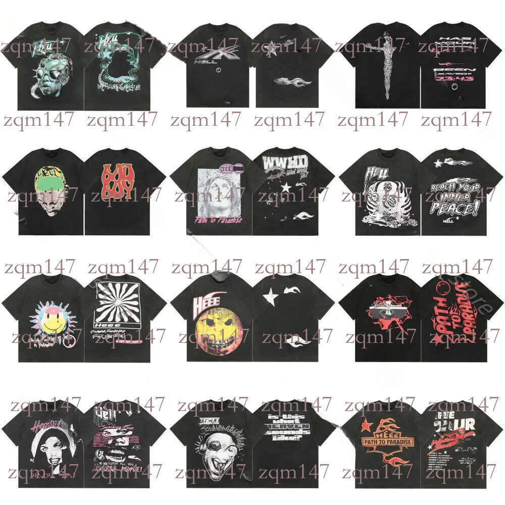 Mens T Man Designer Tshirt Graphic Tee High Quality Fashion Cotton Short Sleeved Hip Hop Y2k Hellness Starness Shirt 1f5 b6