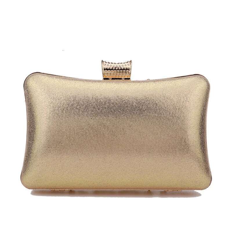 Shinny Glitter Evening Rhinestone Hard-Surface Box Bags Elegant Female Wedding Shoulder Pouch Banquet Party Purse