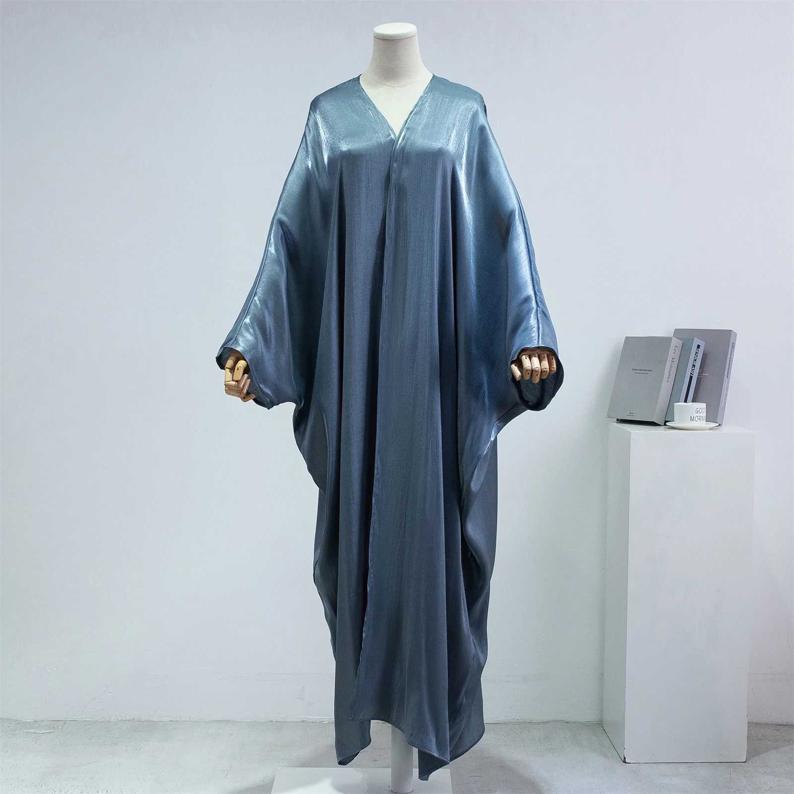 Muslim Out Abayas Smocking Slve kaftans One-piece Prayer Women Jilbabs Cardigan Coat Islamic Clothing Dubai Saudi Robe Turkish X250514