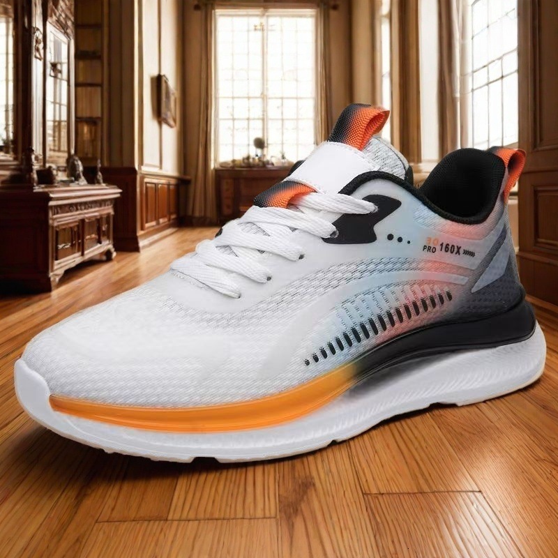 Men S Casual Shoes New Summer Breathable Mesh Casual Lace Up Running Cold Adhesive Sports Trendy Shoes For Men Ddmysaturn