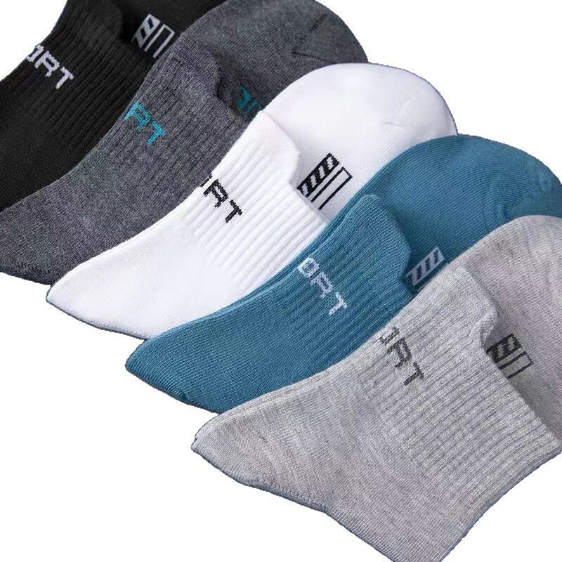 Designer Socks Spring Summer Men S Sweat Absorbing And Odor Proof Midsole Cotton Trendy Basketball Sports Socks Korean Version Sports Socks