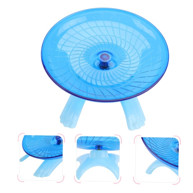 Hamster Flying Saucer Silent Running Exercise Wheel for Hamsters, Gerbils, Mice,Hedgehog and Other Small Pets Quiet Running Wheels Hamster Wheel