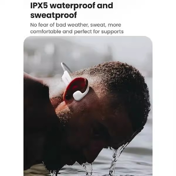AS22 Professional Bone Conduction Sport Headphones | BT5.2 | IPX5 Waterproof | 9H Playtime | Open-Ear Design for Safe Sports