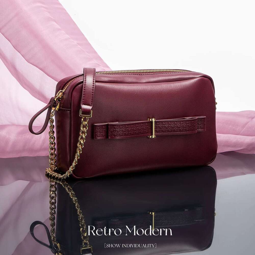 Fashion Classic Retro New Square Chain Business Commuter Solid Color Women's Shoulder Bag