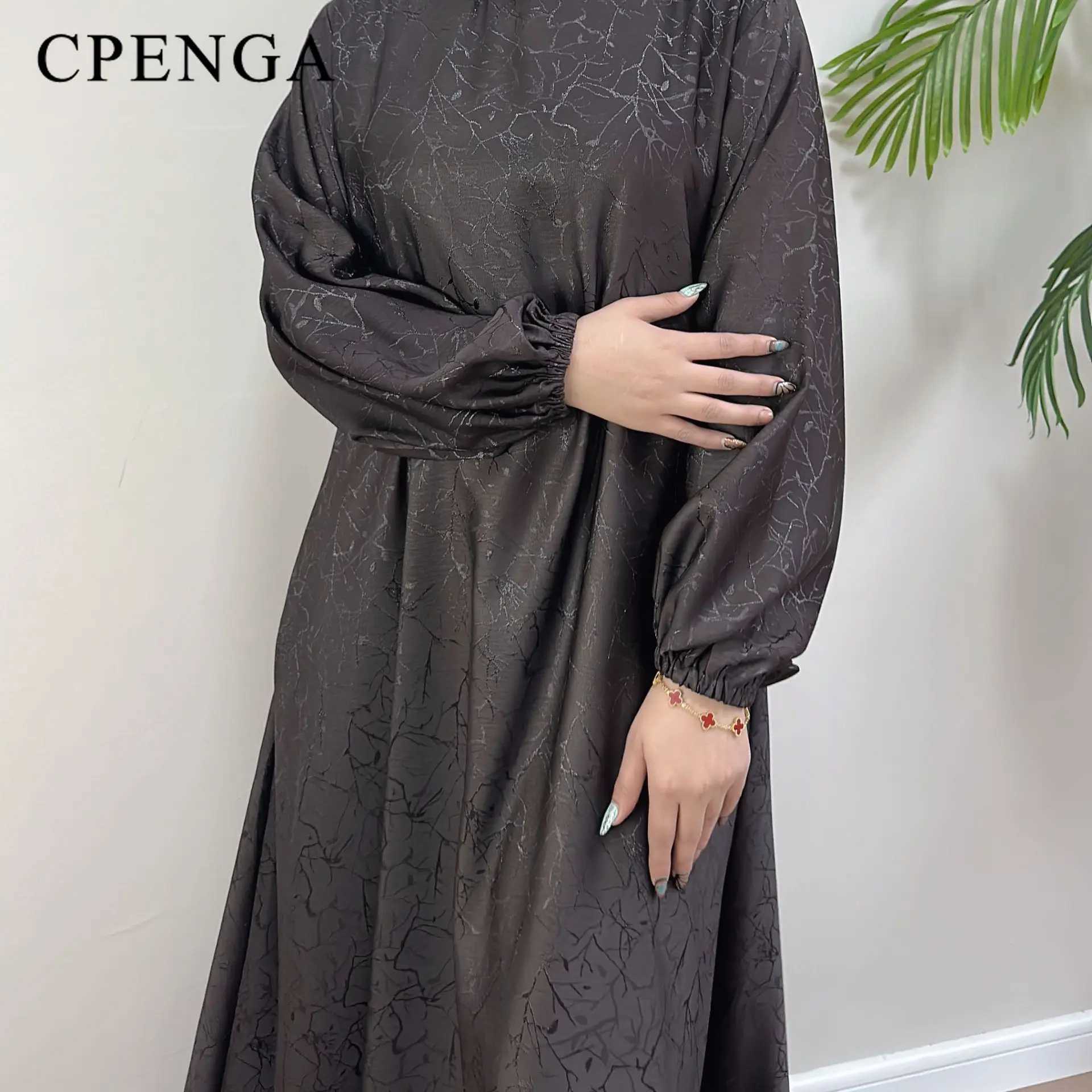 Elegant Saudi Arabia Luxury Abaya Ramadan Dubai Muslim Women Modest Dress Islamic Travel Robe Tashion Turkey Solid Robe 2025 X250514