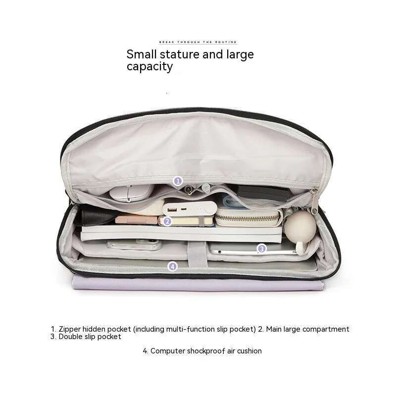 Fashion Laptop Backpack13.3 14 15.6Inch For Air13.6 Pro16 Samsung Dell Lenovo HP Light Weight Students Travel Bag