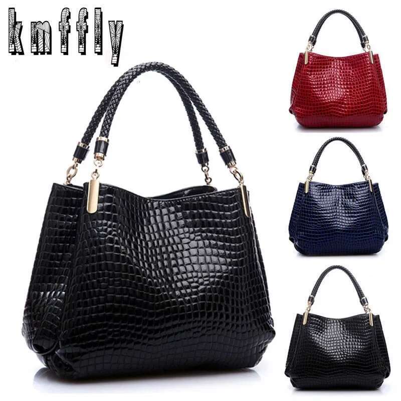 Ladies Hand Purse Fashion Shoulder Bolsa Sac Crocodile Famous Designer Brand Bags Women Leather Handbags